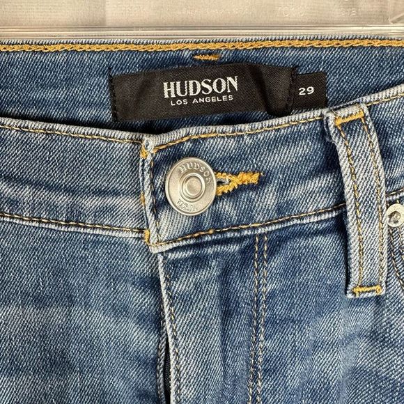 NWT Hudson Women’s Nico Midrise Super Skinny Ankle Denim Jeans Luca 29 - Picture 3 of 9